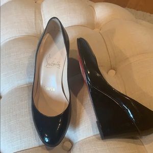 Christian Louboutin Patent Wedge
